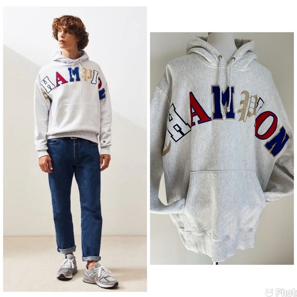 Champion Other - Champion Men’s Reverse Weave Old English Spell Out Hoodie, size Extra Large